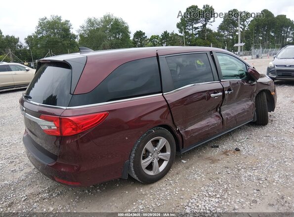 5FNRL6H75KB111358 2019 HONDA ODYSSEY Maroon Tył prawy