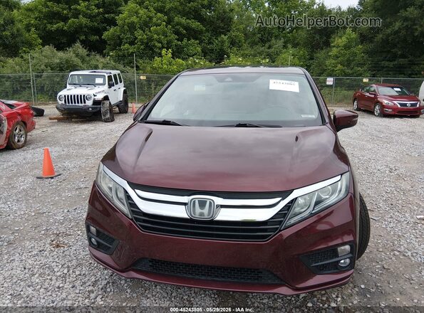 5FNRL6H75KB111358 2019 HONDA ODYSSEY Maroon Widok zestawu wskaźników