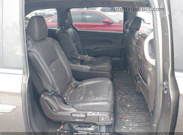 5FNRL6H75KB137149 2019 HONDA ODYSSEY Brown VIN კოდის სტიკერის ხედი