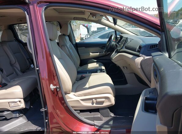5FNRL6H75LB006448 2020 HONDA ODYSSEY Burgundy Front interior view