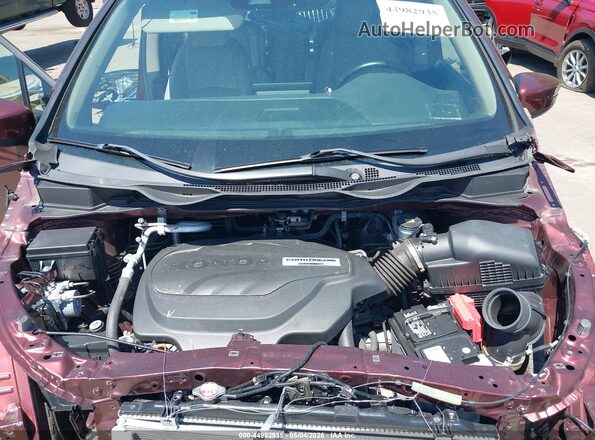 5FNRL6H75LB006448 2020 HONDA ODYSSEY Burgundy Rear view
