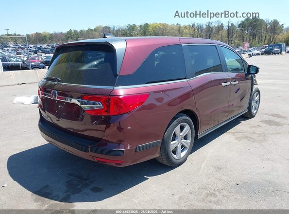 5FNRL6H75LB006448 2020 HONDA ODYSSEY Burgundy Rear right