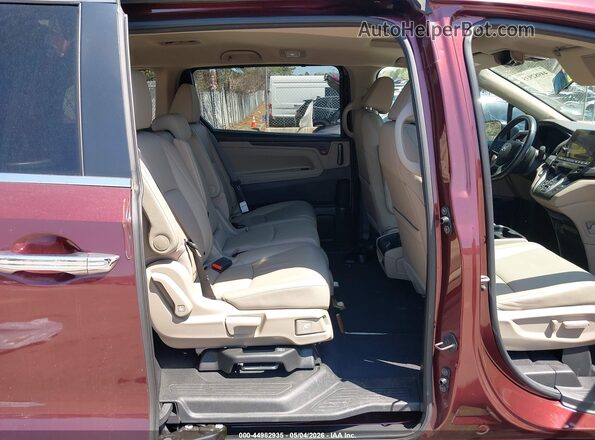 5FNRL6H75LB006448 2020 HONDA ODYSSEY Burgundy VIN sticker view