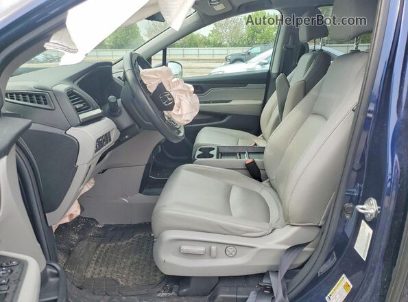 5FNRL6H75NB060786 2022 HONDA ODYSSEY Blue Front interior view