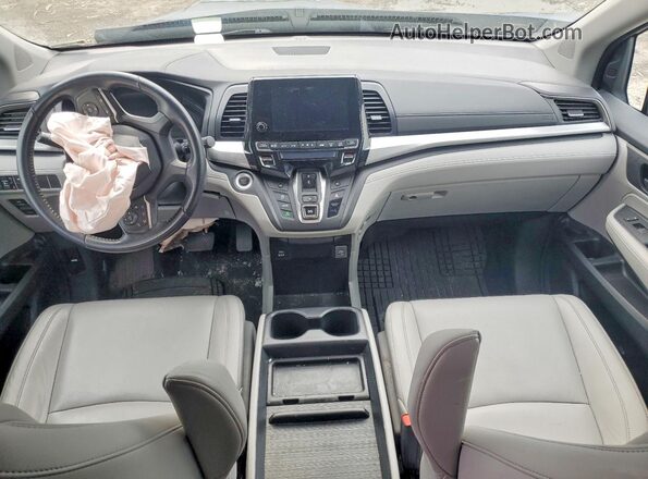 5FNRL6H75NB060786 2022 HONDA ODYSSEY Blue Dashboard view