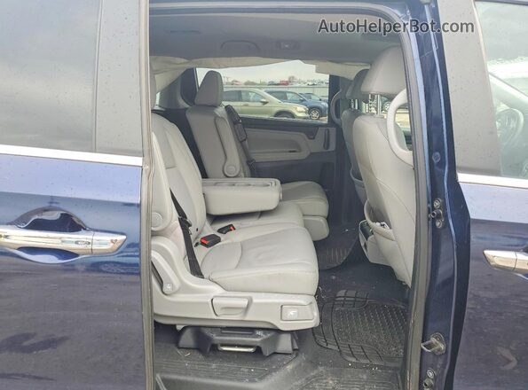 5FNRL6H75NB060786 2022 HONDA ODYSSEY Blue Rear interior view