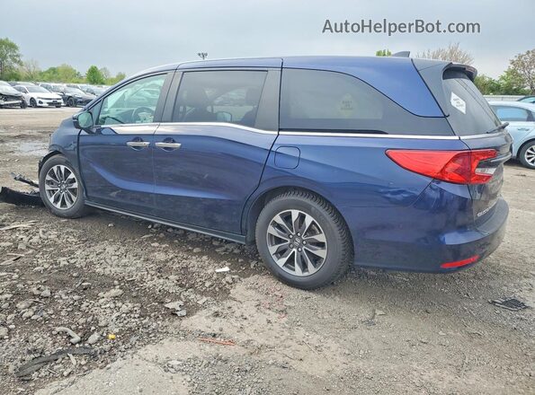 5FNRL6H75NB060786 2022 HONDA ODYSSEY Blue Rear left