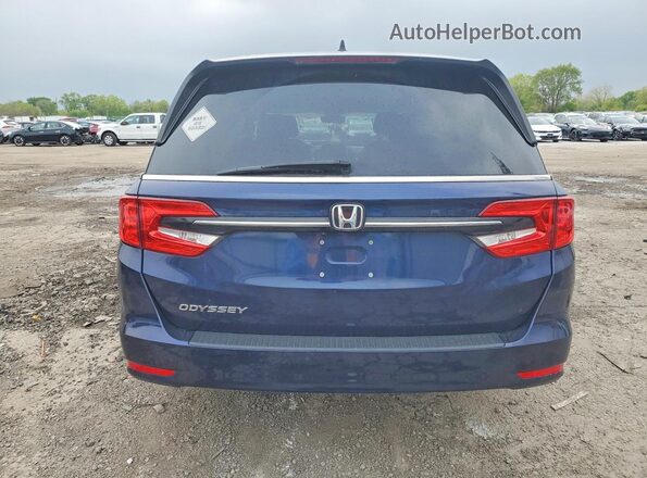 5FNRL6H75NB060786 2022 HONDA ODYSSEY Blue Rear view