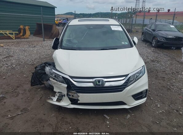 5FNRL6H76KB098278 2019 HONDA ODYSSEY White Vista del cuadro de instrumentos