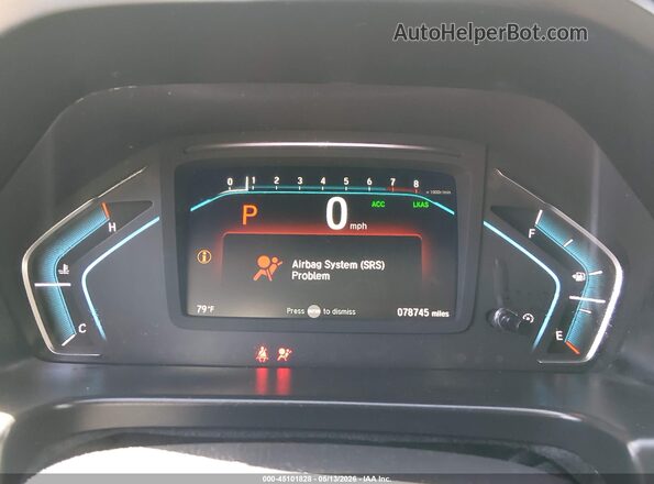 5FNRL6H76LB064309 2020 HONDA ODYSSEY White Вид задніх сидінь