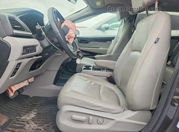 5FNRL6H76LB068666 2020 HONDA ODYSSEY Gray Вид салону спереду