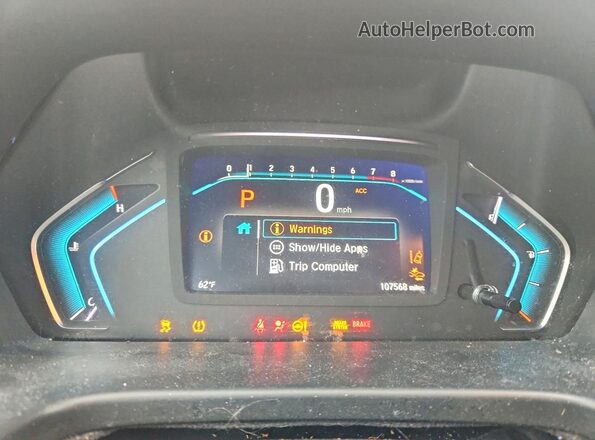 5FNRL6H76LB068666 2020 HONDA ODYSSEY Gray Вид щитка приладів
