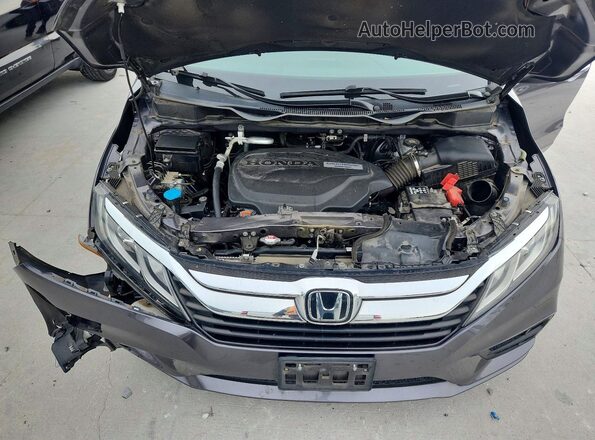 5FNRL6H76LB068666 2020 HONDA ODYSSEY Gray Вид підкапотного простору