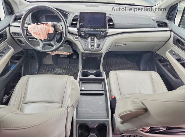 5FNRL6H76LB068666 2020 HONDA ODYSSEY Gray Вид панелі приладів