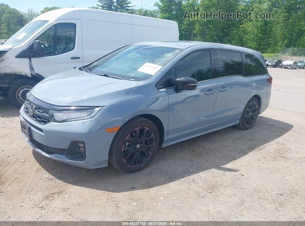 5FNRL6H77SB031236 2025 HONDA ODYSSEY Light Blue წინა მარცხენა ხედი სამი მეოთხედიდან