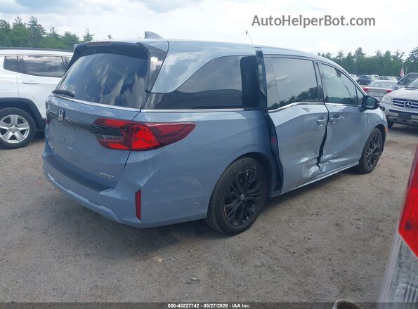 5FNRL6H77SB031236 2025 HONDA ODYSSEY Light Blue უკანა მარჯვენა
