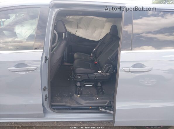 5FNRL6H77SB031236 2025 HONDA ODYSSEY Light Blue VIN კოდის სტიკერის ხედი