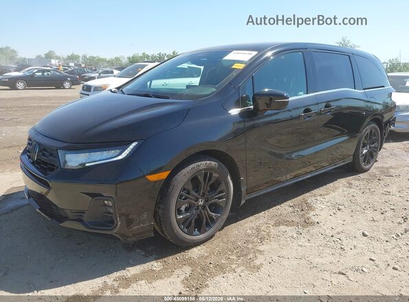 5FNRL6H77SB086429 2025 HONDA ODYSSEY Черный Передняя левая четверть