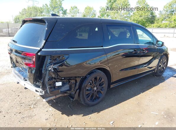 5FNRL6H77SB086429 2025 HONDA ODYSSEY Черный Задняя правая четверть