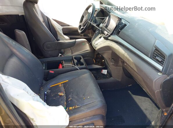 5FNRL6H78JB063708 2018 HONDA ODYSSEY Gray Vista interior delantera