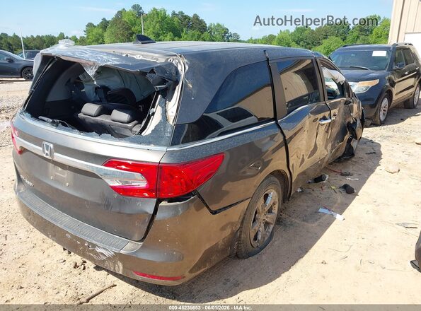 5FNRL6H78JB063708 2018 HONDA ODYSSEY Gray Trasero derecho