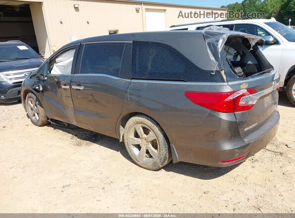 5FNRL6H78JB063708 2018 HONDA ODYSSEY Gray Trasero izquierdo