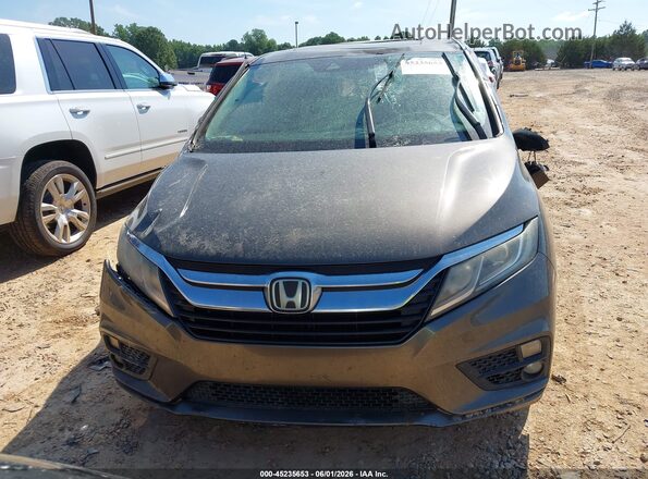 5FNRL6H78JB063708 2018 HONDA ODYSSEY Gray Vista del cuadro de instrumentos