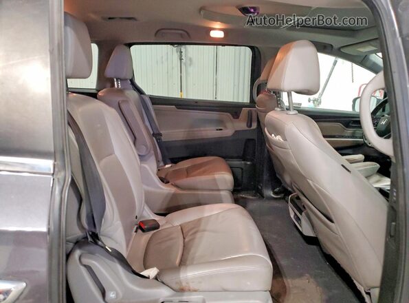 5FNRL6H78JB081996 2018 HONDA ODYSSEY Charcoal უკანა სალონის ხედი