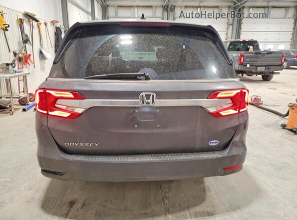 5FNRL6H78JB081996 2018 HONDA ODYSSEY Charcoal უკანა ხედი