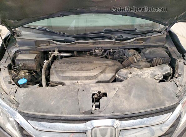 5FNRL6H78JB081996 2018 HONDA ODYSSEY Charcoal ძრავის განყოფილების ხედი