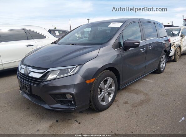 5FNRL6H78KB077156 2019 HONDA ODYSSEY Gray Передня ліва чверть