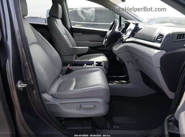 5FNRL6H78KB077156 2019 HONDA ODYSSEY Gray Вид салону спереду
