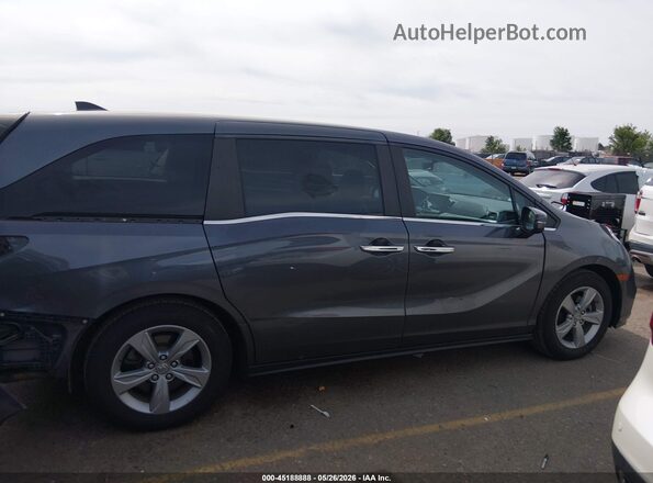 5FNRL6H78KB077156 2019 HONDA ODYSSEY Gray Панорамний вид салону 360°