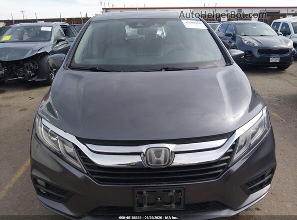 5FNRL6H78KB077156 2019 HONDA ODYSSEY Gray Вид задньої частини салону