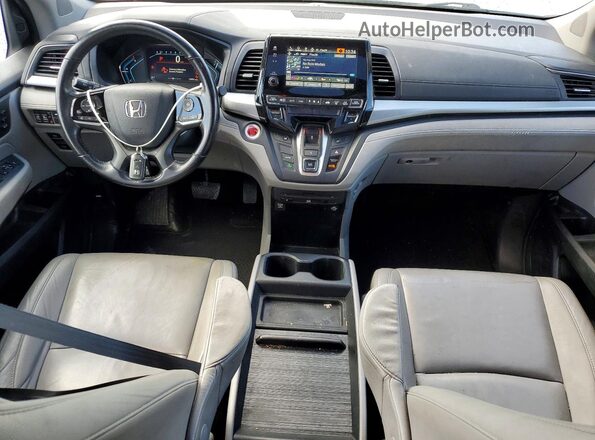 5FNRL6H78KB087914 2019 HONDA ODYSSEY Silver Առջևի վահանակի տեսք