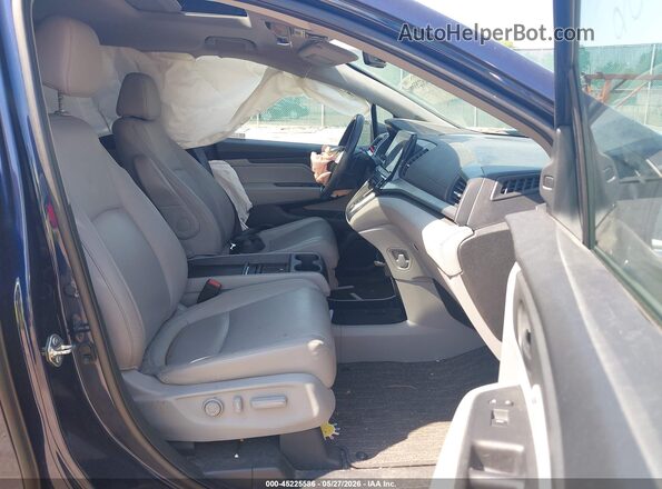 5FNRL6H78MB017607 2021 HONDA ODYSSEY Blue Front interior view