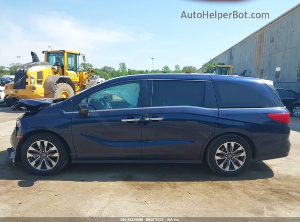 5FNRL6H78MB017607 2021 HONDA ODYSSEY Blue 360 interior view