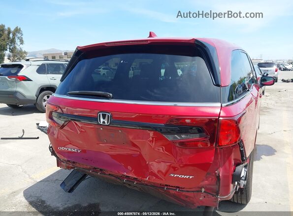 5FNRL6H78PB072577 2023 HONDA ODYSSEY Red Widok z przodu
