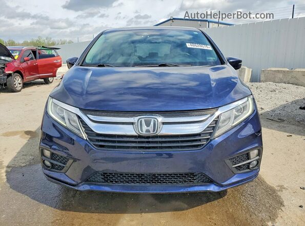 5FNRL6H79JB006949 2018 HONDA ODYSSEY Blue 