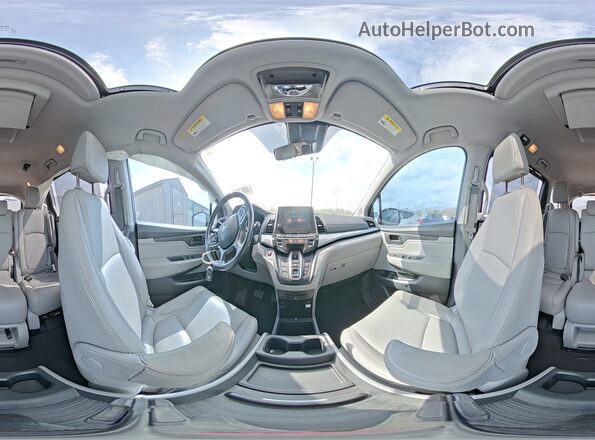 5FNRL6H79JB006949 2018 HONDA ODYSSEY Blue 