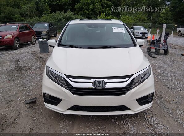 5FNRL6H79JB058792 2018 HONDA ODYSSEY White Սարքավորումների վահանակի տեսք