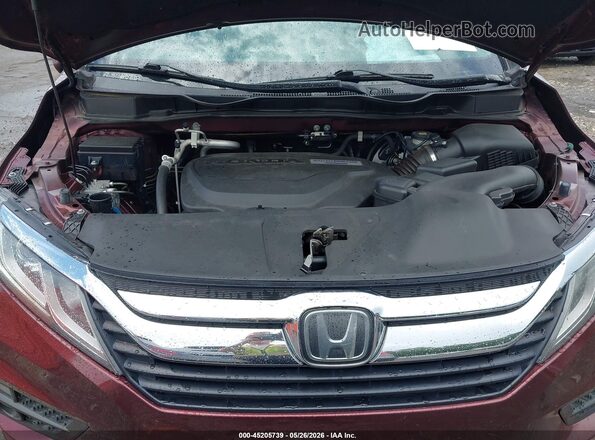 5FNRL6H79JB097138 2018 HONDA ODYSSEY Burgundy Vista trasera