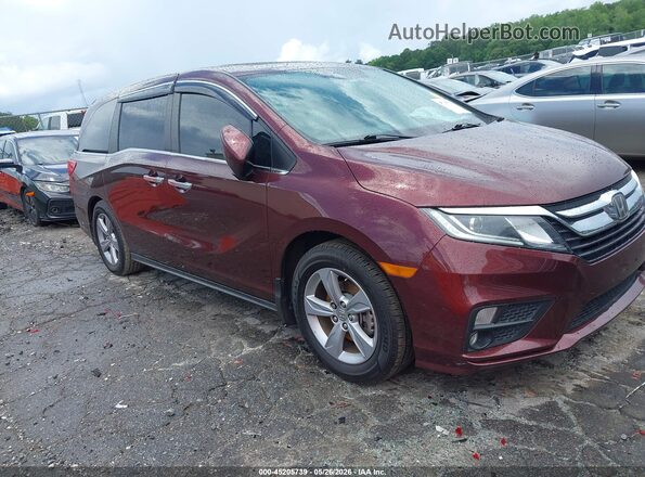 5FNRL6H79JB097138 2018 HONDA ODYSSEY Burgundy Vista interior trasera