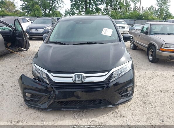 5FNRL6H79LB050548 2020 HONDA ODYSSEY Black Widok wnętrza z tyłu