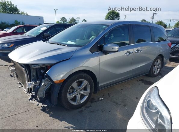 5FNRL6H7XJB082888 2018 HONDA ODYSSEY Blue Vista tres cuartos delantera izquierda