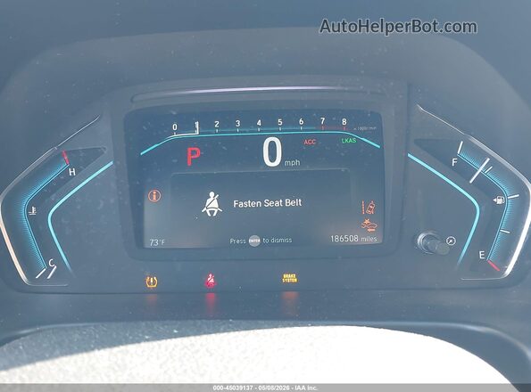 5FNRL6H7XJB082888 2018 HONDA ODYSSEY Blue Vista de los asientos traseros