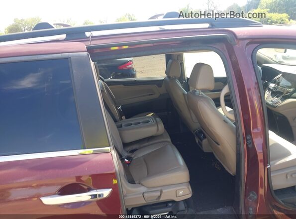 5FNRL6H7XKB002524 2019 HONDA ODYSSEY Red Vista de la etiqueta del VIN