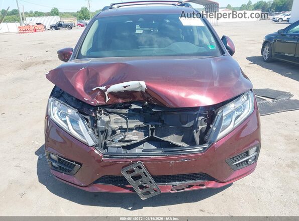 5FNRL6H7XKB002524 2019 HONDA ODYSSEY Red Vista frontal