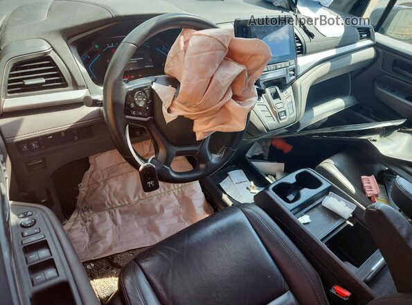 5FNRL6H7XKB023907 2019 HONDA ODYSSEY Серый Вид панели приборов