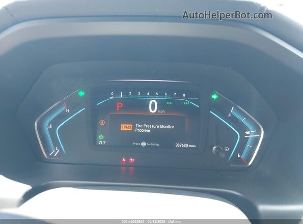 5FNRL6H7XKB040870 2019 HONDA ODYSSEY Gray Widok tylnych siedzeń